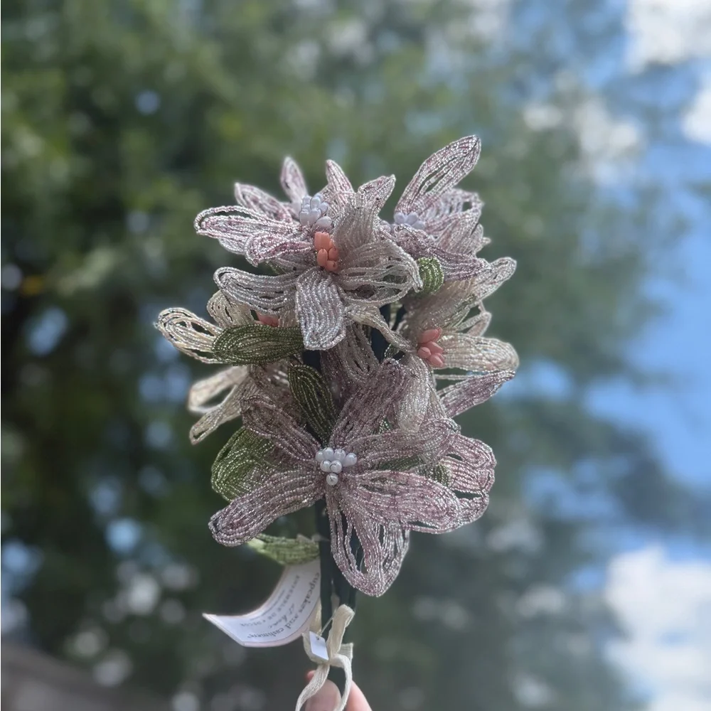 Cupcakes and Cashmere Pastel Beaded Flower Stems